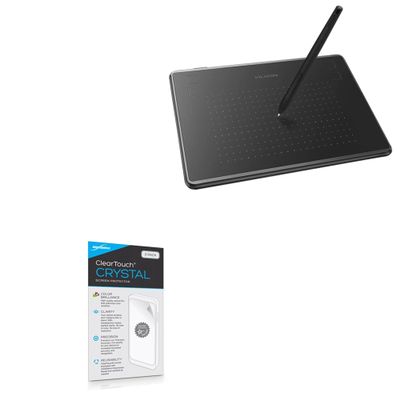 BoxWave Screen Protector Compatible with Huion Inspiroy H430P - ClearTouch Crystal (2-Pack), HD Film Skin - Shields from Scratches