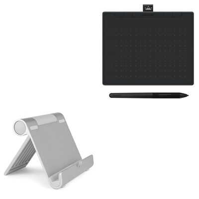 BoxWave Stand and Mount Compatible with Huion Inspiroy RTS-300 - VersaView Aluminum Stand, Portable, Multi Angle Viewing Sturdy