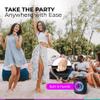 Philips Bluetooth Party Speaker, Dynamic Bass Boost, Bluetooth and Aux-in, Microphone Input, Wireless Pairing for Stereo Sound, Up to 7 Hours Battery, Built-in Carry Handle (Party Speaker 2208-4) view 4