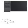 BoxWave Stand and Mount Compatible with Huion Inspiroy Keydial KD200 - Pocket Aluminum Stand 3-in-1, Portable Multi Angle Viewing Riser - Metallic Silver view 1