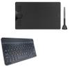 BoxWave Keyboard Compatible with Huion HS610 - SlimKeys Bluetooth Keyboard, Portable Thin with Chiclet-Style Keys - Jet Black view 1