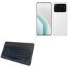 BoxWave Keyboard Compatible with Xiaomi 12 Ultra - SlimKeys Bluetooth Keyboard - with Backlight, Portable Slim LED 7 Colors - Jet Black view 1
