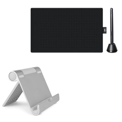 BoxWave Stand and Mount Compatible with Huion Inspiroy RTP-700 - VersaView Aluminum Stand, Portable, Multi Angle Viewing Sturdy
