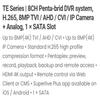 Eyemax SuperLive Plus T Series 8CH 4K CCTV DVR System Suport Cameras Upto 8MP, 4K,for HD-TVI, HD-CVI, HD-AHD, 960H Analog Cameras TVST TE2708-N5 -No HDD- view 3