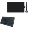 BoxWave Keyboard Compatible with Huion Inspiroy RTP-700 - SlimKeys Bluetooth Keyboard - with Backlight, Portable Slim LED 7 Colors - Jet Black view 1