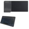 BoxWave Keyboard Compatible with Huion Inspiroy Keydial KD200 - SlimKeys Bluetooth Keyboard - with Backlight, Portable Slim LED 7 Colors - Jet Black view 1