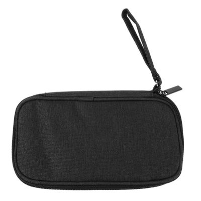 Power Bank Organizer Case Portable Oxford Cloth Earphone and Cable Pouch for Travel Lightweight and Storage Zipper Closure and Hand Strap