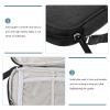 Power Bank Organizer Case Portable Oxford Cloth Earphone and Cable Pouch for Travel Lightweight and Storage Zipper Closure and Hand Strap view 4
