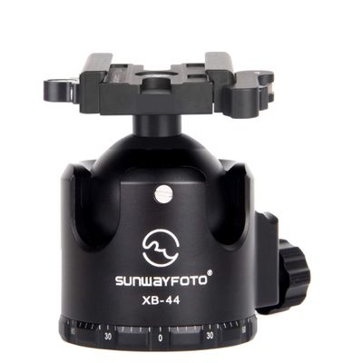SUNWAYFOTO XB-44LR Tripod Ball Head w Arca Compatible Lever Lock Clamp Low Profile 88lb Max Load