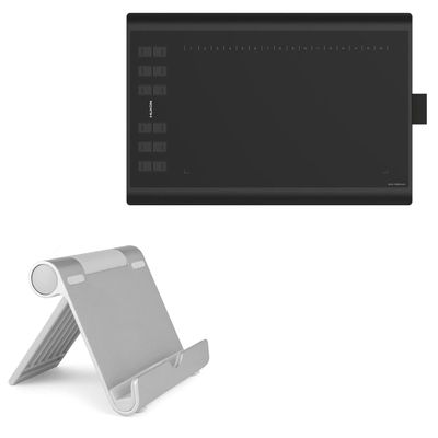 BoxWave Stand and Mount Compatible with Huion H1060P - VersaView Aluminum Stand, Portable, Multi Angle Viewing Sturdy