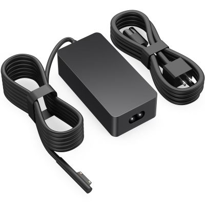 102W Surface Book 2 Charger, for Microsoft Surface Laptop Studio, Surface Laptop 3 4 5, Windows Surface Pro/Go, Fast Charge 9.19Ft Super Long Cable with Magnetic Plug & LED
