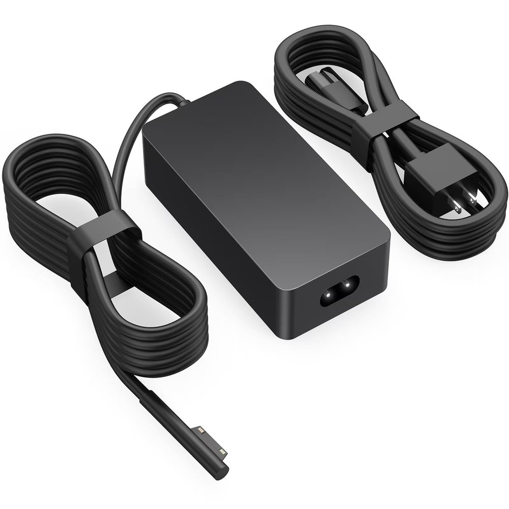 102W Surface Book 2 Charger, for Microsoft Surface Laptop Studio, Surface Laptop 3 4 5, Windows Surface Pro/Go, Fast Charge 9.19Ft Super Long Cable with Magnetic Plug & LED
