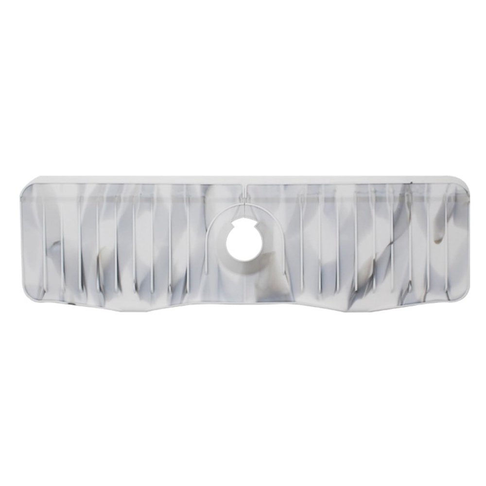 Self-draining Silicone Splash Guard Kitchen Sink Durable Faucet Drain Pad for Clean Mix Color L