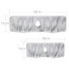 Self-draining Silicone Splash Guard Kitchen Sink Durable Faucet Drain Pad for Clean Mix Color L view 2