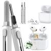 Inesore Cleaner Kit for Airpods Pro 3 2 1 Series,Multi-Function Cleaning Pen Tool for Earbuds Headphone iPhone Speaker Receiver Electronic Electronic Devices,with Soft Brush Flocking Sponge -White view 1