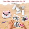 Kids Instant Camera Refill Print Paper-5 Rolls for Kids Instant Print Camera,HD Printing Thermal Print Paper Set Portable Refill Print Paper view 3