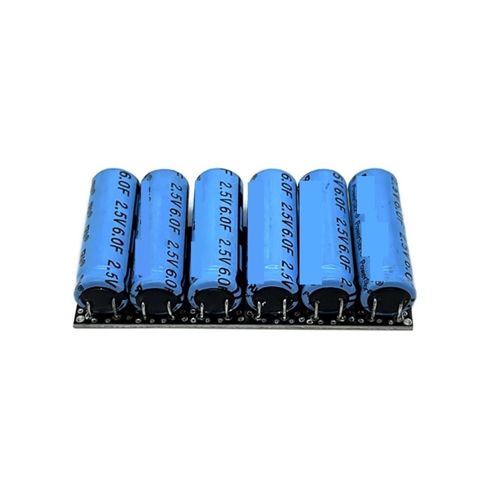 ALKOY 1 Set of 15V1F Super Farad Capacitor Rectifier Module 2.5V6.0F supercapacitor Backup Power Supply Electronic Aluminum supercapacitor
