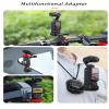 Expansion Adapter for DJI OSMO Pocket 3, Metal Mount Adapter Gimbal Head Camera Fixed Frame Bracket Holder, Portable Outdoor Accessories (Red) view 2