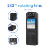Bewinner Mini Body Camera 1080P, Portable Wearable Video Recorder with Night Vision, 180 Rotatable Lens Pocket Video Camera for Walking Riding Outdoor Home view 4