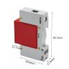 1pc AC Lightning Arrester,1P Single-Phase 30KA~60KA 385V, Household Lightning Surge Protector, Protection of Low Voltage Lightning Arrester view 2