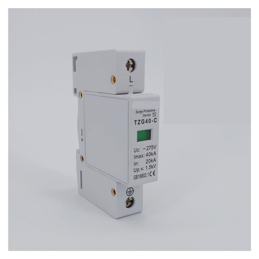 Ac Lightning Arrester,1P 20KA~40KA 275V, Indoor Surge Protector, Protection of Low Voltage Arrester Device