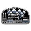 Germany Munich and The Bavarian Alps Sticker 4 Inch City Travel Souvenir - Waterproof Vinyl Decal for Laptop Water Bottle Car Tumbler - Durable Aesthetic Long-Lasting Stickers for Adults ID44990 view 1