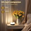 JUSHENG Nursery Night Light for Baby, Battery Powered LED Portable Light Dimmable Touch Night Light with 3CCT Function, Bedside Lamp for Breastfeeding, Newborn, Black, CG0025BK view 3