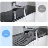 Self-draining Silicone Splash Guard Kitchen Sink Durable Faucet Drain Pad for Clean Black L view 2