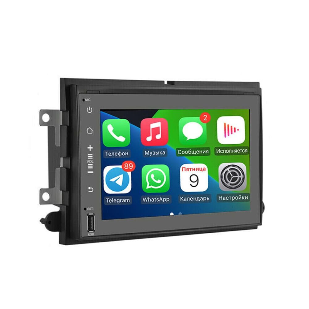 Android 11 7 inch Car Navigation Touchscreen Display, GPS WiFi Player Compatible for 04-14 Ford F250, Camera Touch Screen in-Dash Auto, Auto GPS Navigation 1GB+16GB