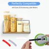 KCMYTONER 5PK 1/2 Embossing Label Tape Compatible for DYMO 521206 White on Blue 3D Plastic Labels Used in Organizer Xpress Pro 1575 1595, Office Mate II 1540 154000, MoTEX E101 E404 Label Makers view 2