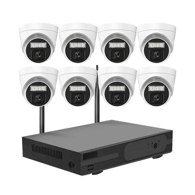 8CH 2K Wireless WiFi Home Security Camera System with 8 Cameras, Full HD 5MP CCTV Water Proof Surveillance Camera Kit with Two Way Audio, Color Night Vision, Human Detection