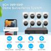 8CH 2K Wireless WiFi Home Security Camera System with 8 Cameras, Full HD 5MP CCTV Water Proof Surveillance Camera Kit with Two Way Audio, Color Night Vision, Human Detection view 2