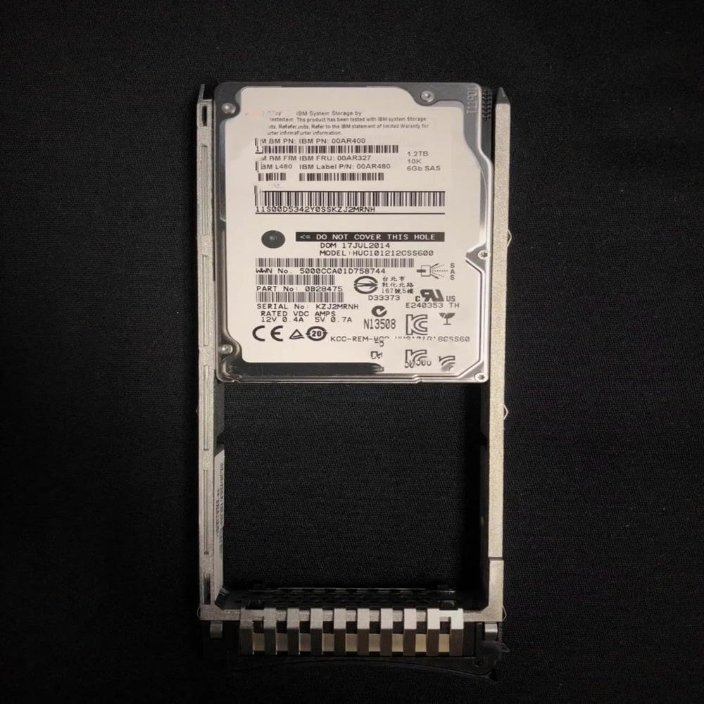 RKEBK for 2076-AHF3 00AR327 00AR400 00AR480 1.2T SAS V7000 G2 Hard Drive