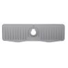 Self-draining Silicone Splash Guard Kitchen Sink Durable Faucet Drain Pad for Clean Grey L view 1