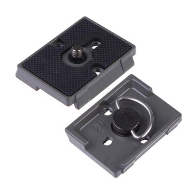 2 Pack SLR Camera Tripod Head 200PL-14 Quick Loading Release Plate for Manfrotto Photography Accessories (200PL-14A)
