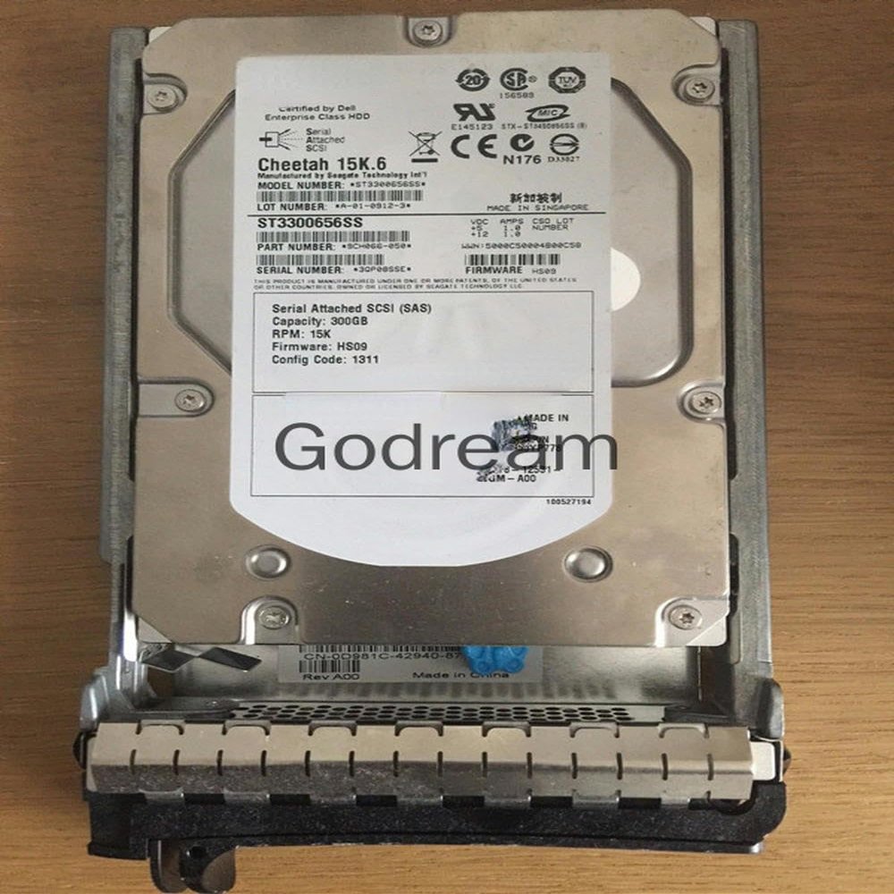 RKEBK for 2950 2900 R710 Server Hard Disk 300G 15K6 3.5 SAS ST3300656SS