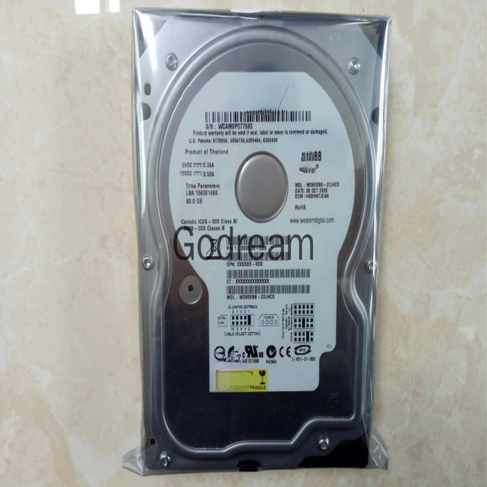 RKEBK for 3.5-inch 80G Desktop Computer Hard Disk IDE Parallel Port 7200 RPM