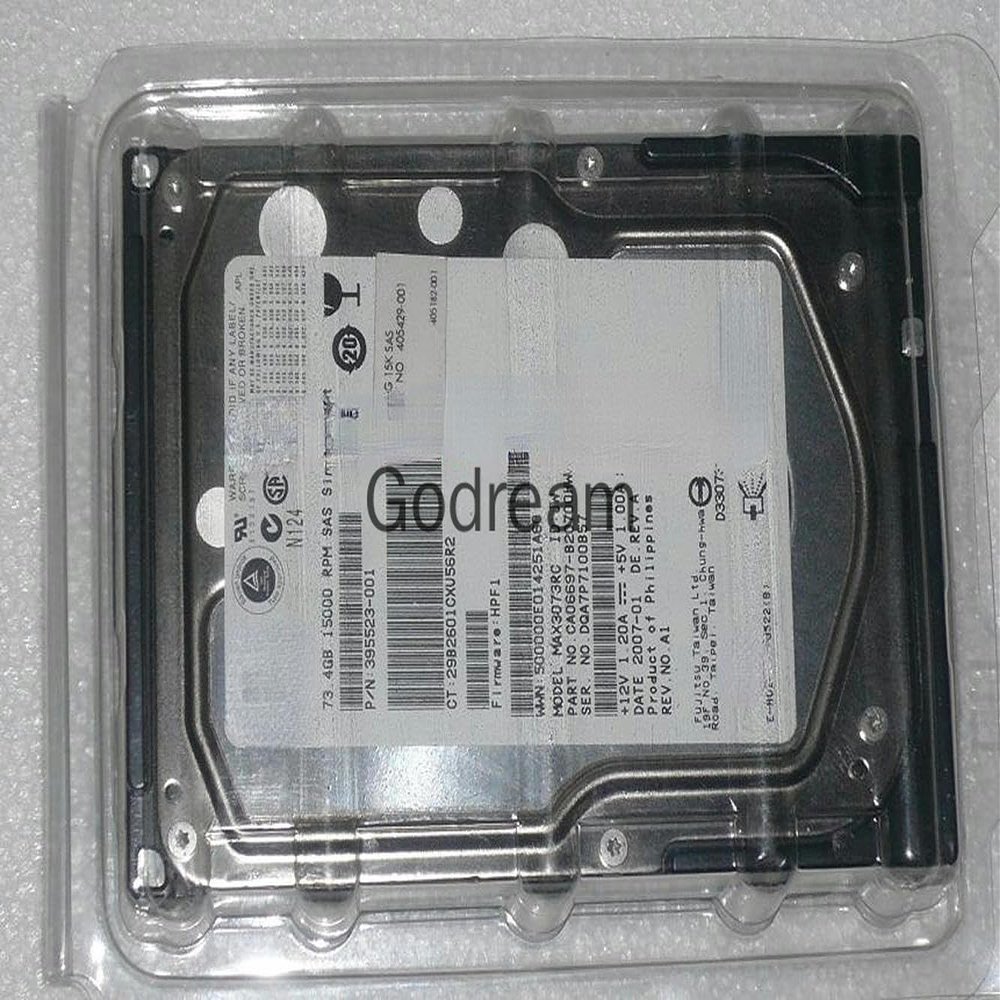RKEBK for XW8400 XW8600 395523-001 73G 15K SAS Hard Disk MAX3073RC