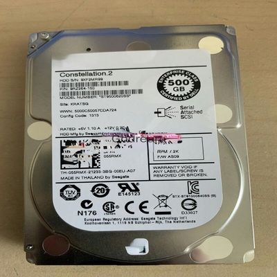 RKEBK for 55RMX 055RMX 500GB 6GB 7.2K 2.5 SAS Hard Disk ST9500620SS