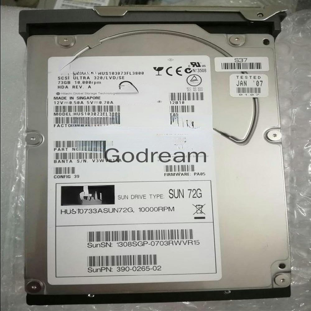 RKEBK X5265A/540-6603 390-0265-02 73G 10K SCSI HUS10733ASUN72G