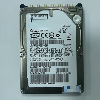 RKEBK Fo 2.5-inch 40G Notebook Mounter Vehicle Mounted Industrial Hard Disk HEJ425040F9AT00 Parallel Port