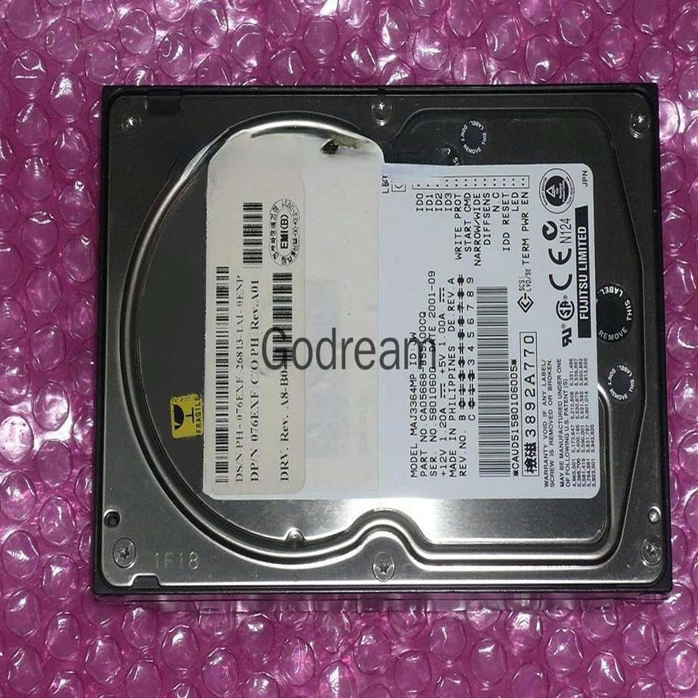 RKEBK for MAJ3364MP 36G 10K U160 68 Pin SCSI Hard Disk 076EXF