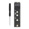 suckoo for MacBook AIR Pro 2013 2014 2015 2016 2017 A1465 A1466 A1398 A1502 to NVME M-Key M.2 PCI-E 4.0 SSD Hard Drive 2230 2242 2260 2280 Adapter Card Converter Expansion Board Card view 1