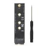 suckoo for MacBook AIR Pro 2013 2014 2015 2016 2017 A1465 A1466 A1398 A1502 to NVME M-Key M.2 PCI-E 4.0 SSD Hard Drive 2230 2242 2260 2280 Adapter Card Converter Expansion Board Card view 2