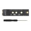 suckoo for MacBook AIR Pro 2013 2014 2015 2016 2017 A1465 A1466 A1398 A1502 to NVME M-Key M.2 PCI-E 4.0 SSD Hard Drive 2230 2242 2260 2280 Adapter Card Converter Expansion Board Card view 3