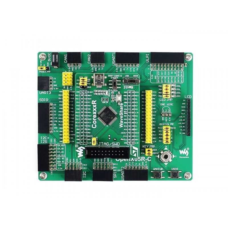TUOPUONE Open405R-C Standard STM32 Development Board Designed for STM32F405R Series Features The STM32F405RGT6 MCU and Integrates Various Standard Interfaces Pretty Easy for Peripheral Expansions
