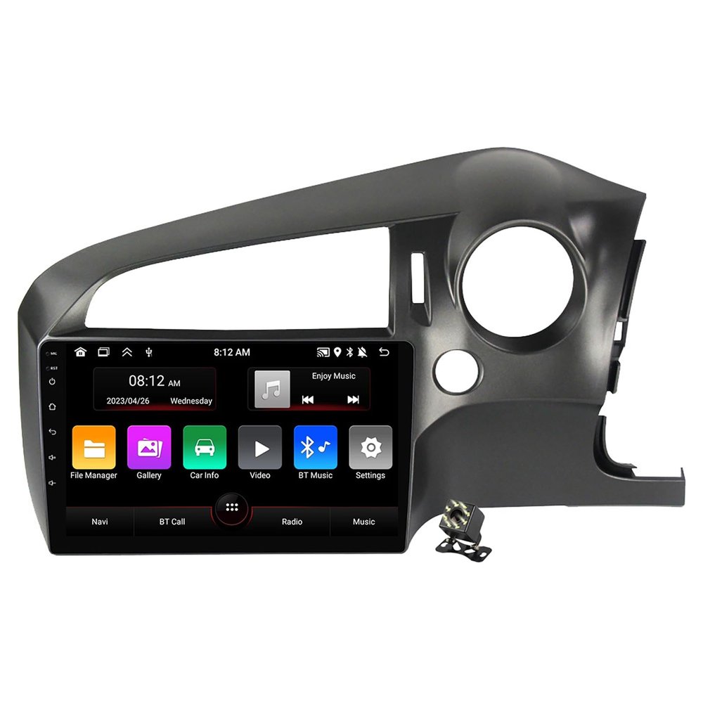 10" Car Stereo Carplay/Android Auto for Honda Stream 2 2006-2014 RHD Car Radio Multimedia Player with Navigation GPS BT FM 4G WiFi Steering Wheel Control+Backup Camera,M90s/1+32g