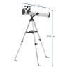 GaRcan Telescope, Telescopes for Adults, 76Mm Aperture 700Mm AZ Mount, Telescope for Kids Beginners, Fully Multi-Coated Optics, Astronomy Refractor with Tripod view 3