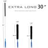 Flexible Cleaning Tool,Bendable Sewer Drain Brush, Long Pipe Cleaner for Home Kitchen Sink, Shower and Tub Hair Clogs view 2