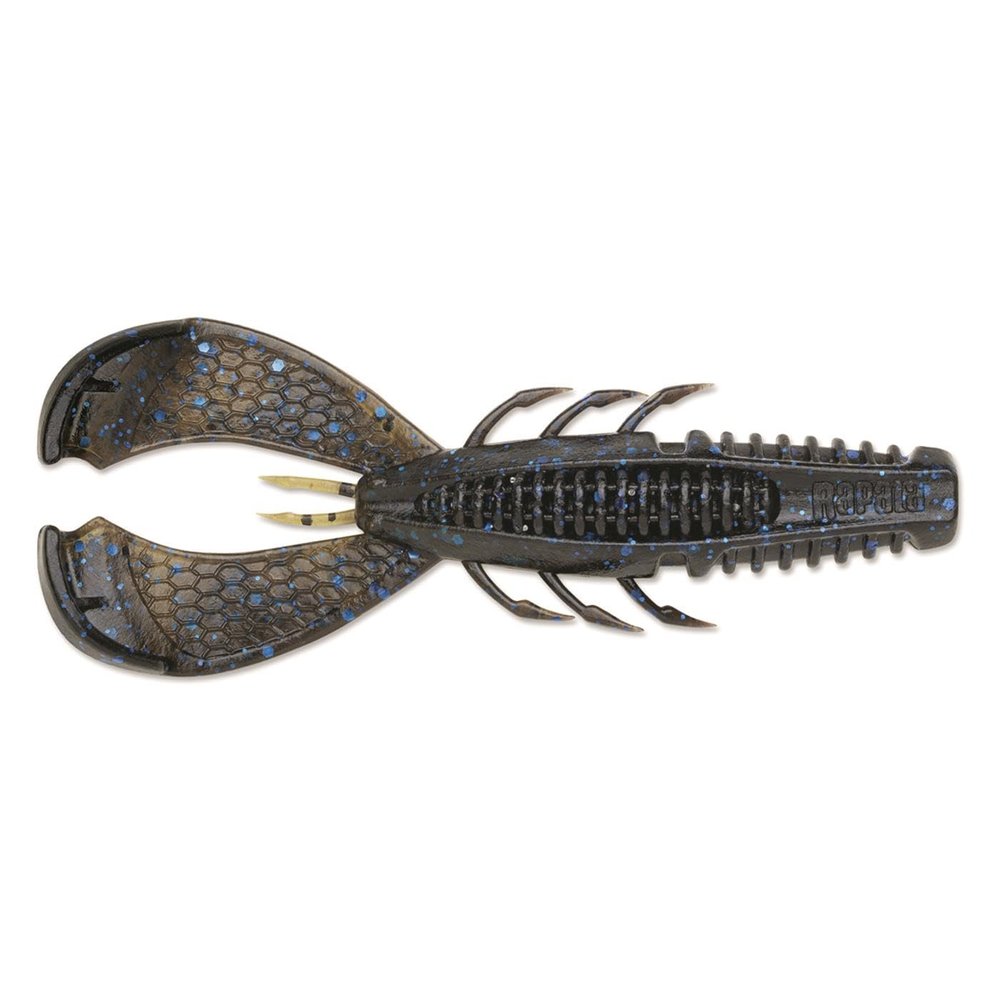 CrushCity Cleanup Craw 3 Black Blue Green Pumpkin CCCLC35BBGP